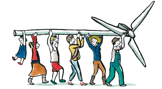 Nous, Energie Partagée, nous avons créé un fonds solidaire pour soutenir ces projets